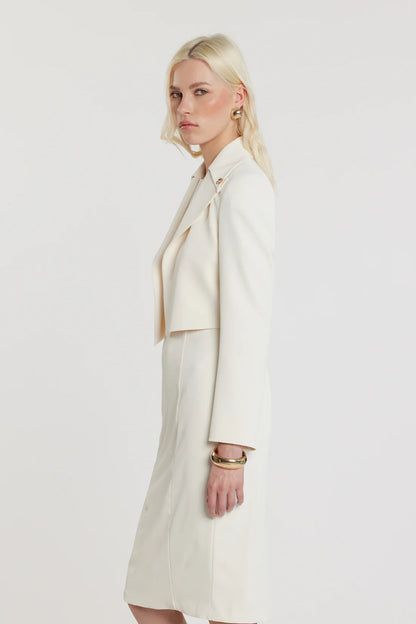 Relish Giacca CASSEL corta maniche lunghe senza chiusura con collo sovrapposto più bottone