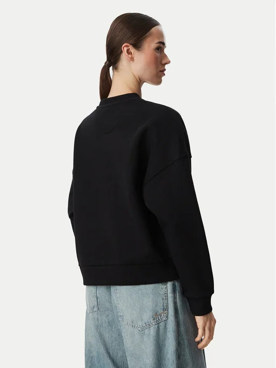 Guess Felpa W6YQ14K4352 Nero Relaxed Fit