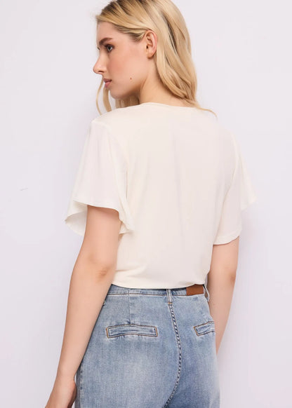 Gaudi 611BD64056 T-shirt da donna con stampa lettering