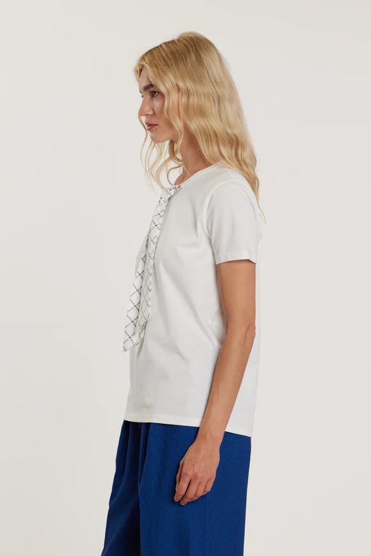 Relish T-Shirt ANDRE maniche corte con cravatta logo