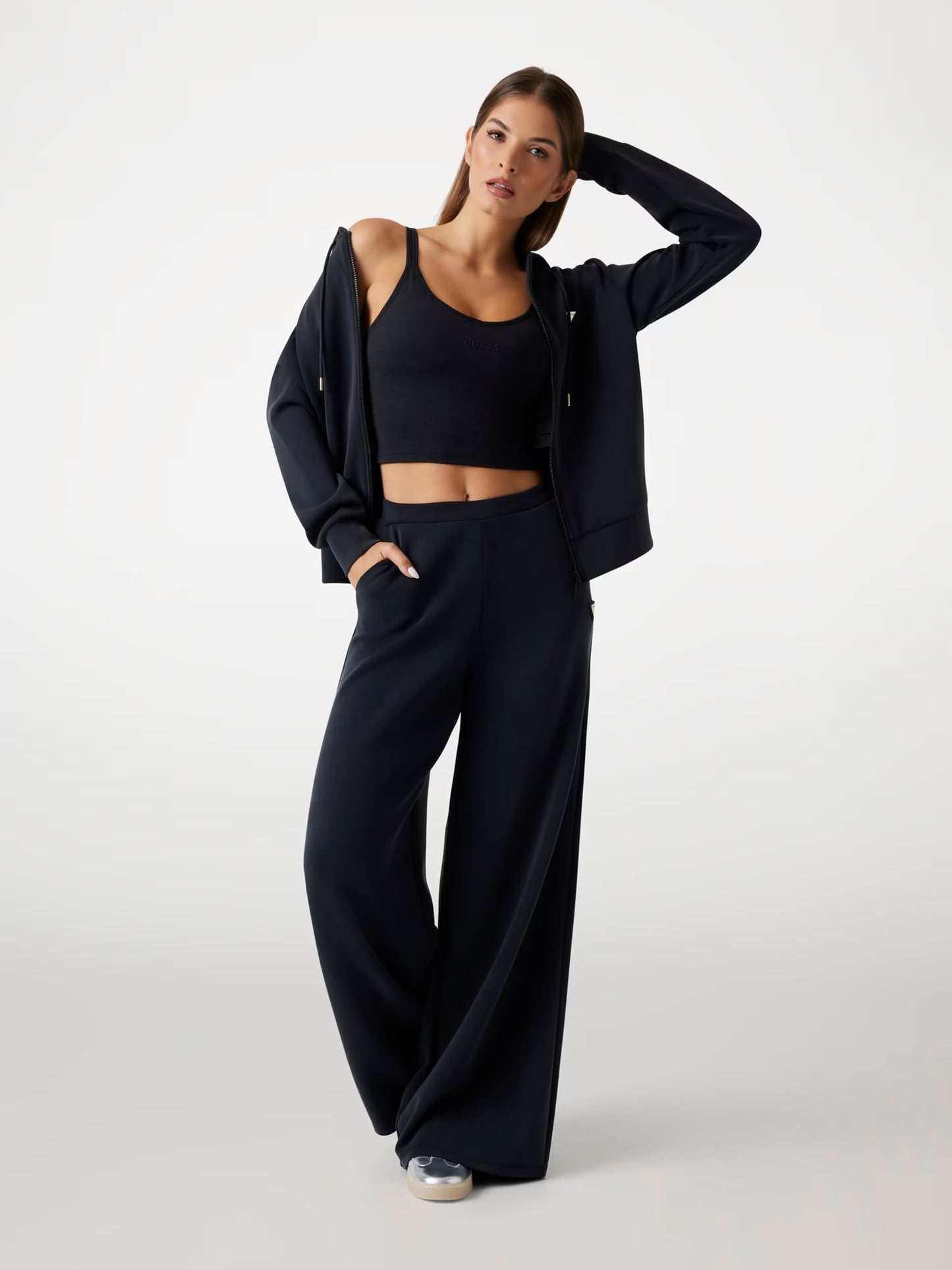 Guess V4YB07KCAY2 pantaloni Wide leg