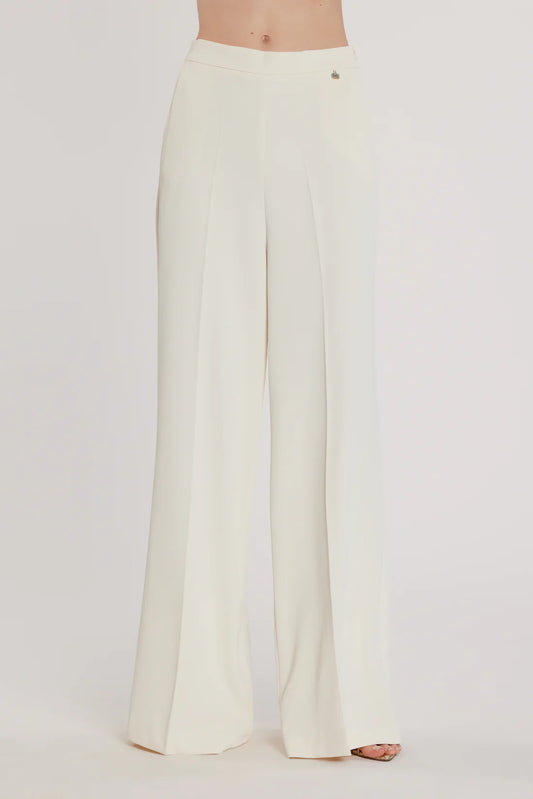 Relish Pantalone GASMAN vita alta ampia più tasche più bustino con arricciatura