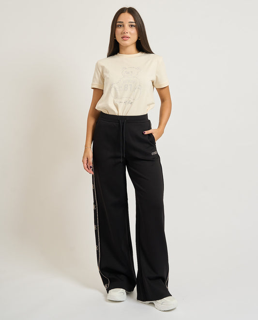 Guess V5BB12KCX22JBLK Pantaloni Wide leg