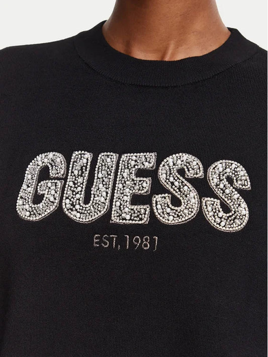 Guess Maglione W6YR30Z0978 Nero Regular Fit