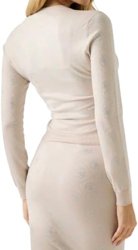 GUESS Maglia Donna Longsleeve con Strass W6RR66Z3JD2