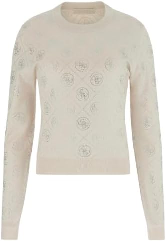 GUESS Maglia Donna Longsleeve con Strass W6RR66Z3JD2