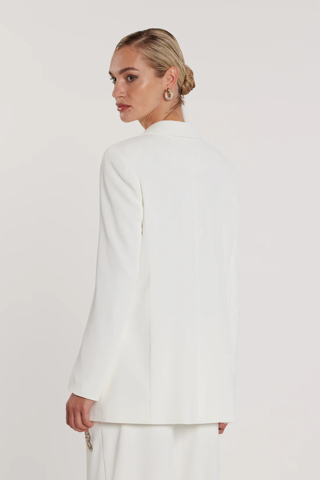 Giacca DULEDAM maniche lunghe doppia abbottonatura con applicazioni strass