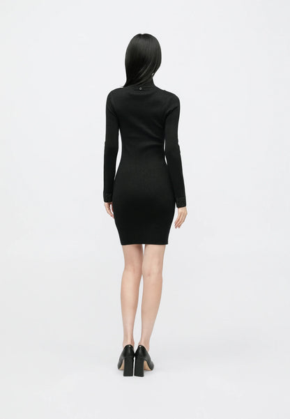 Guess LS LUCY RHINESTONES SWTR - Vestito elegante - jet black