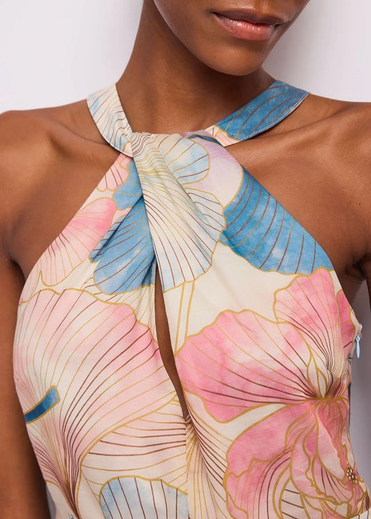 Gaudi 611FD15039 Abito da donna in mussola con stampa floreale