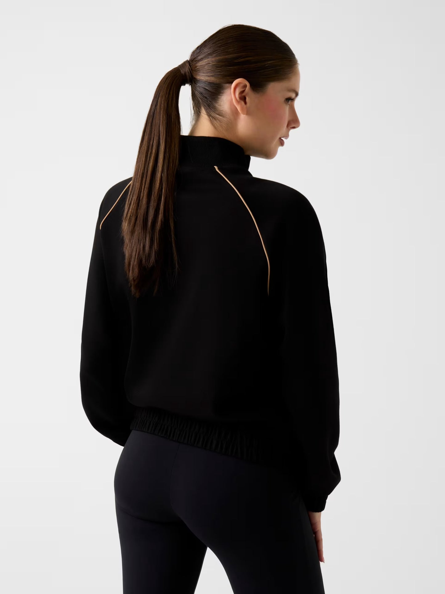 Guess V6RQ00KD852 Maglione a collo alto con zip integrale