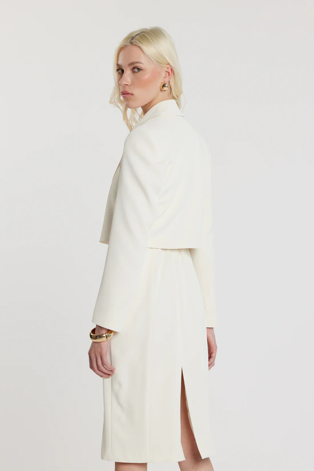 Relish Giacca CASSEL corta maniche lunghe senza chiusura con collo sovrapposto più bottone