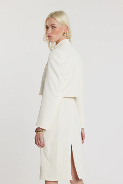 Relish Giacca CASSEL corta maniche lunghe senza chiusura con collo sovrapposto più bottone