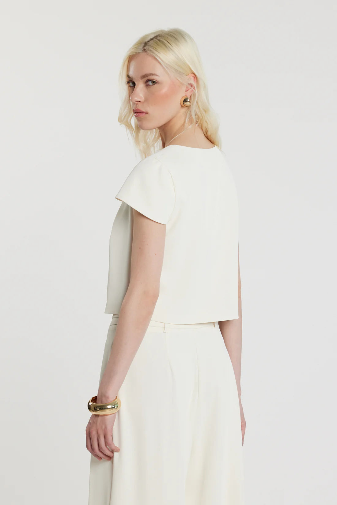 Relish Blusa CAPUCINE corta maniche corte con goccia più passante logo