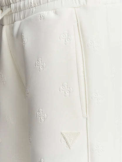 Guess Pantaloni da tuta V6YB10K4295 Crema Regular Fit