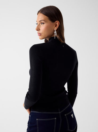 Guess W6RR45Z4842 Maglione con strass