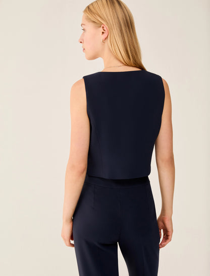 Penny Black PBPCALCINA - 1151016202000 Gilet slim fit in cady