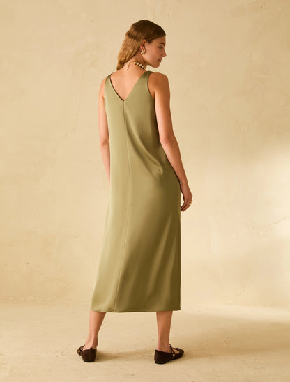 Penny Black PBPATTILA Abito midi in doppio raso