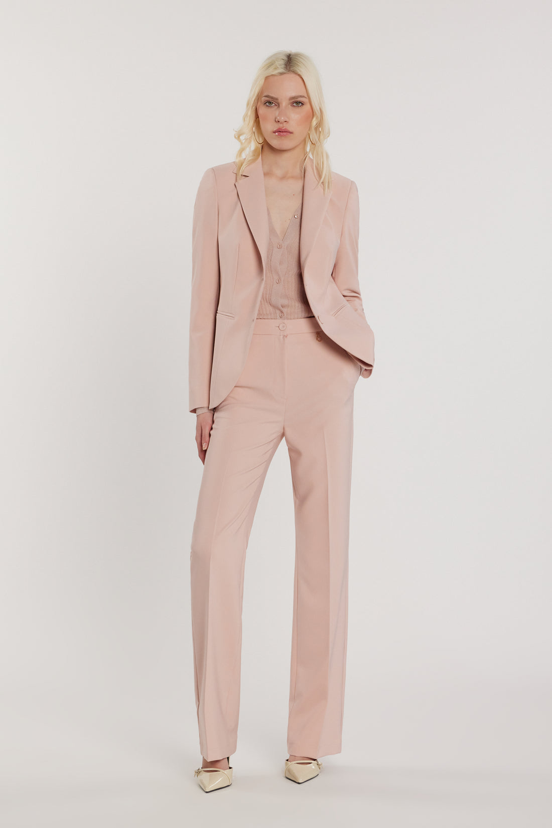 Relish Pantalone INDIANAPOLIS vita alta con tasche francesi