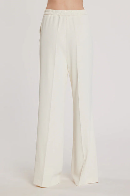 Relish Pantalone GASMAN vita alta ampia più tasche più bustino con arricciatura