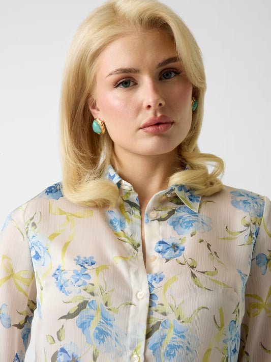 Guess W6RH73WDW82 Floral Print Shirt