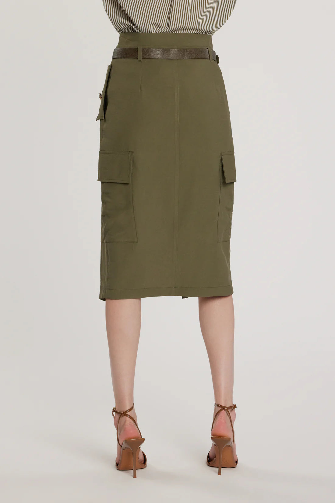 Relish Longuette CLERY vita alta con patte più tasconi più cintura più spacco