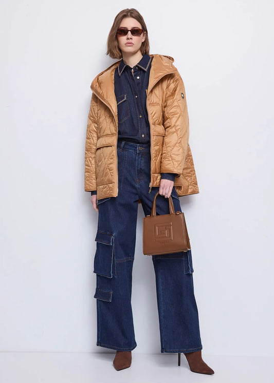 Gaudi 521BD46004 Camicia da donna in denim con strass