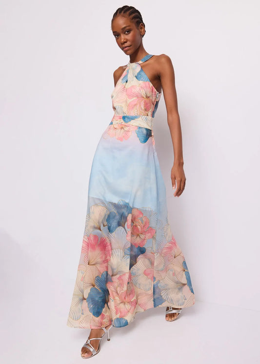 Gaudi 611FD15039 Abito da donna in mussola con stampa floreale