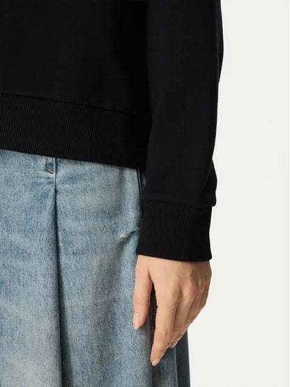 Guess Felpa W6YQ14K4352 Nero Relaxed Fit