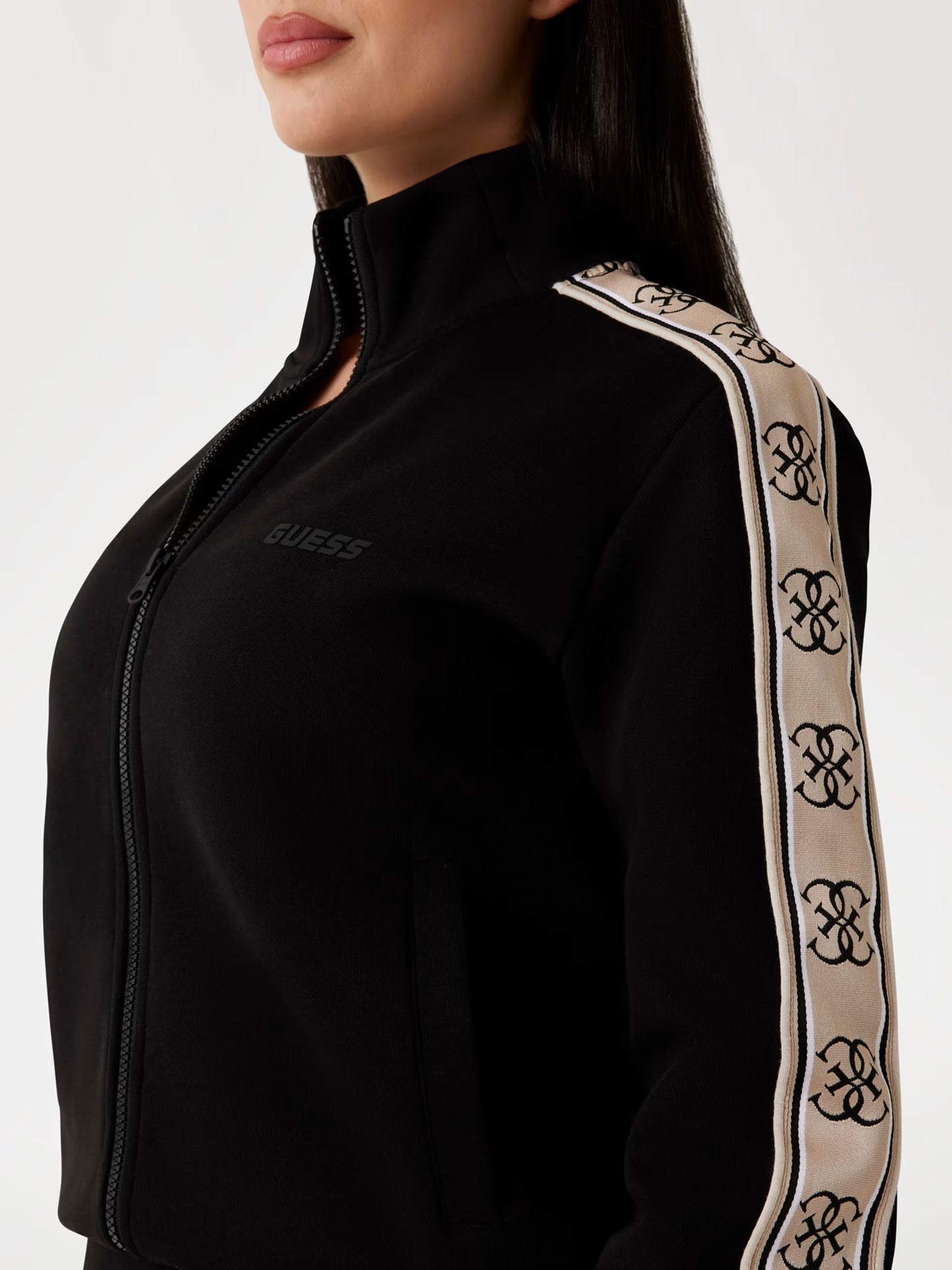 Guess V2YQ16KB3P2 Sweatshirt with logoed side band