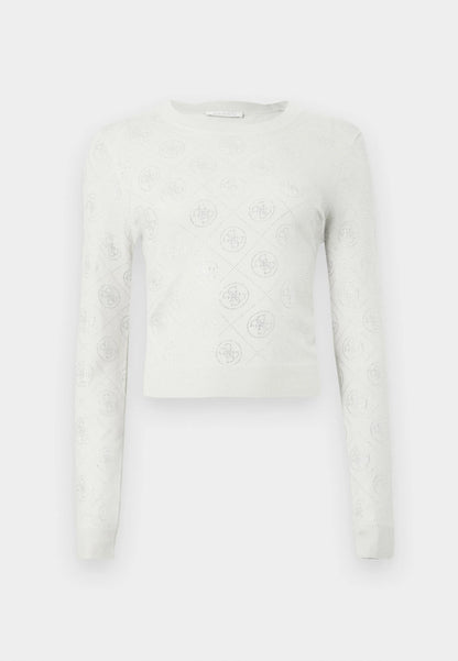 Guess RHINESTONES Maglione - wind cloud