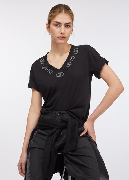 Liu Jo TF5143JS003M9888XXS T-Shirt Better