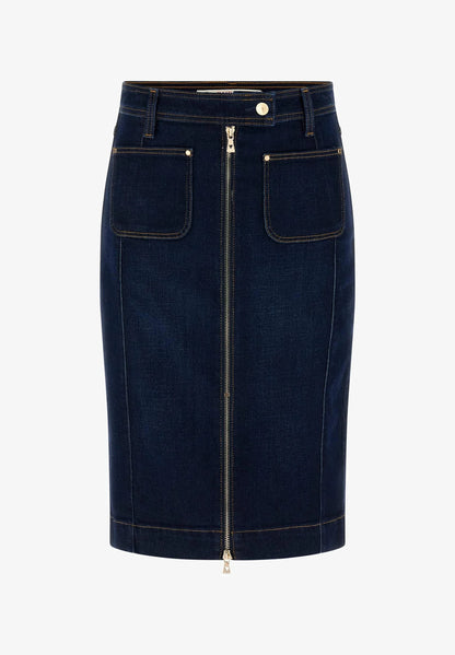 Gonna W6RD0UD6881 longuette in denim