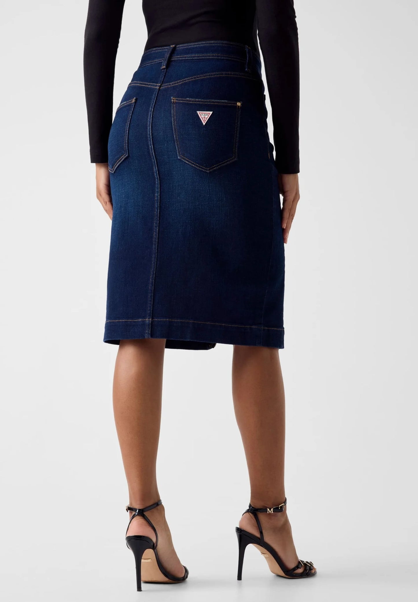 Gonna W6RD0UD6881 longuette in denim