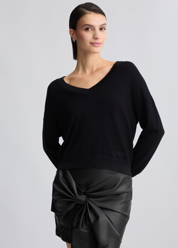 Maglia nera LIUJO  articolo  TA5062MS49I22222