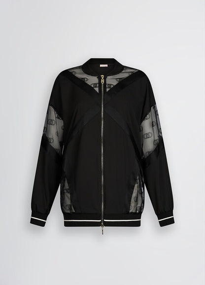Giacca con zip e logo liujo  articolo  TA5200TS92222222