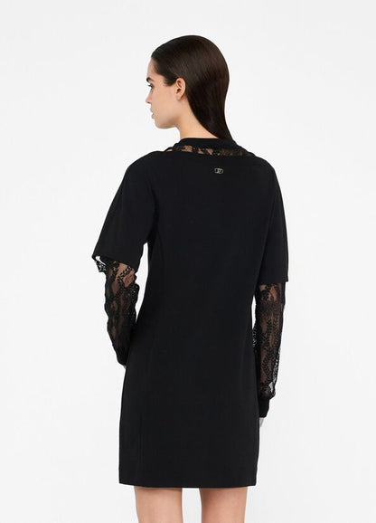 Abito in felpa con pizzo LIUJO  articolo  TF5014J452303N66