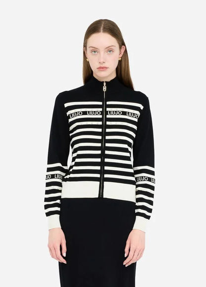 Cardigan a righe LIUJO articolo  TF5214MS63L03N66