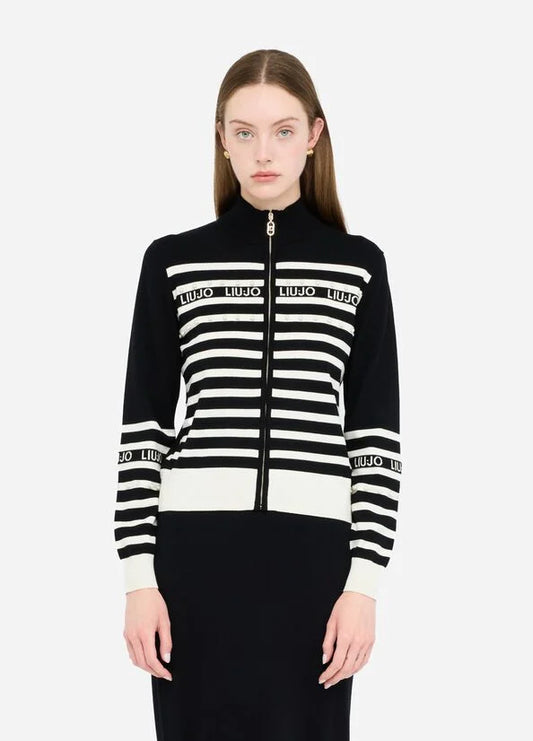Cardigan a righe LIUJO articolo  TF5214MS63L03N66