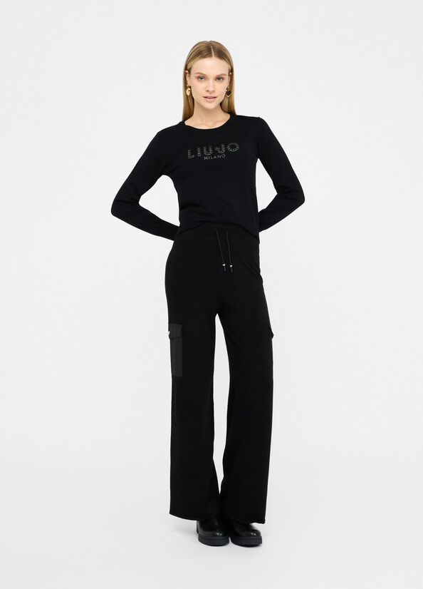 articolo  TF5248MS63L22222 Maglia Liu Jo Better con logo