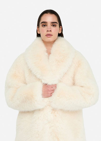 Cappotto in pelliccia sintetica LIUJO articolo  CF5186E1031X0718