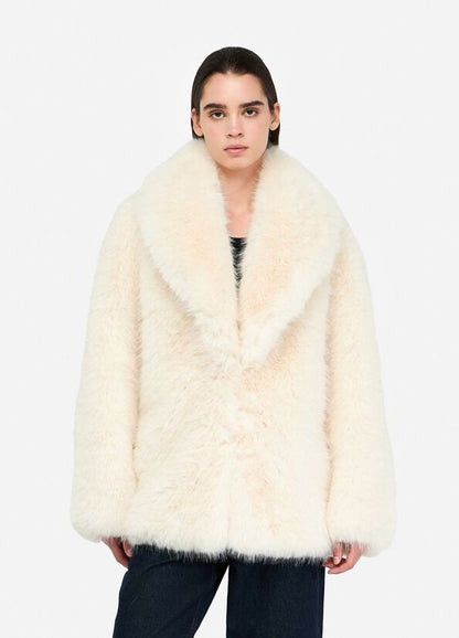 Cappotto in pelliccia sintetica LIUJO articolo  CF5186E1031X0718