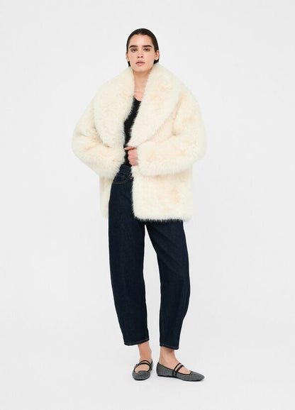 Cappotto in pelliccia sintetica LIUJO articolo  CF5186E1031X0718