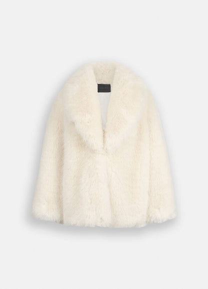 Cappotto in pelliccia sintetica LIUJO articolo  CF5186E1031X0718