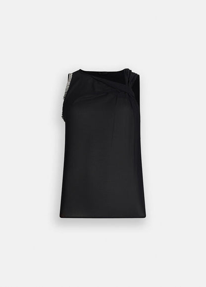Top in cotone e georgette LIUJO articolo  CF5140J008822222