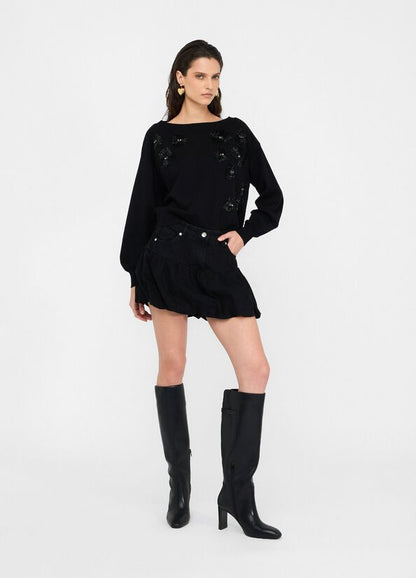 Maglia con strass LIUJO articolo  CF5271MA96EM9799