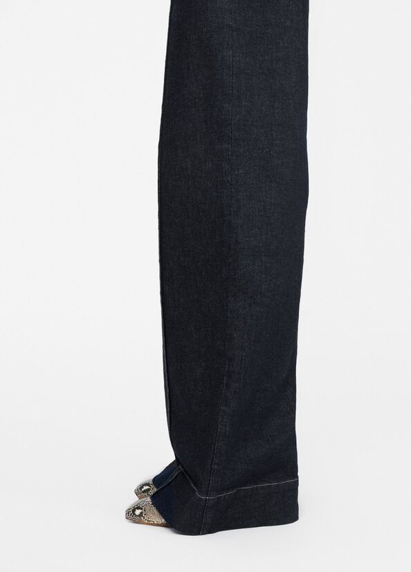 Jeans flare a vita alta con tasche  articolo  CF5135D5025B1726 LIUJO