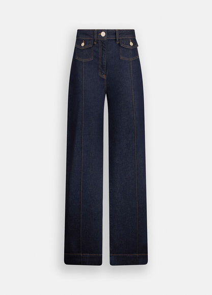 Jeans flare a vita alta con tasche  articolo  CF5135D5025B1726 LIUJO