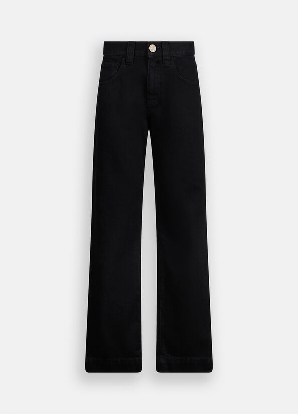 Jeans straight con perle gioiello LIUJO  articolo  CF5110D502887019
