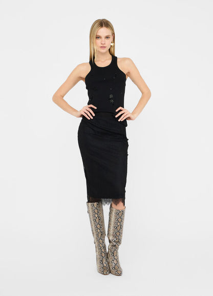 Gonna in pizzo LIUJO articolo  CF5289J496122222