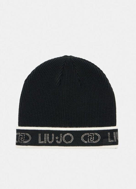 N. articolo  TF5243MA92F03N66T.U. Cappello beanie con logo LIUJO